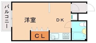 大橋駅 徒歩5分 2階の物件間取画像